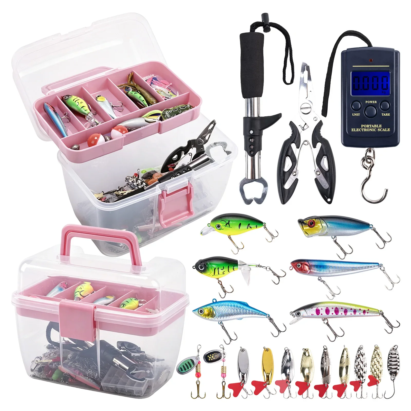 Kit de pesca en caja portátil