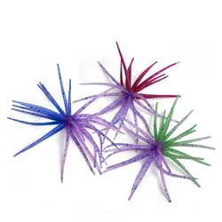 Señuelos de silicona doble color TPE con forma natural