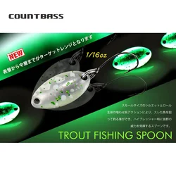 Countbass Señuelo cuchara de fundición de latón para salmón y trucha