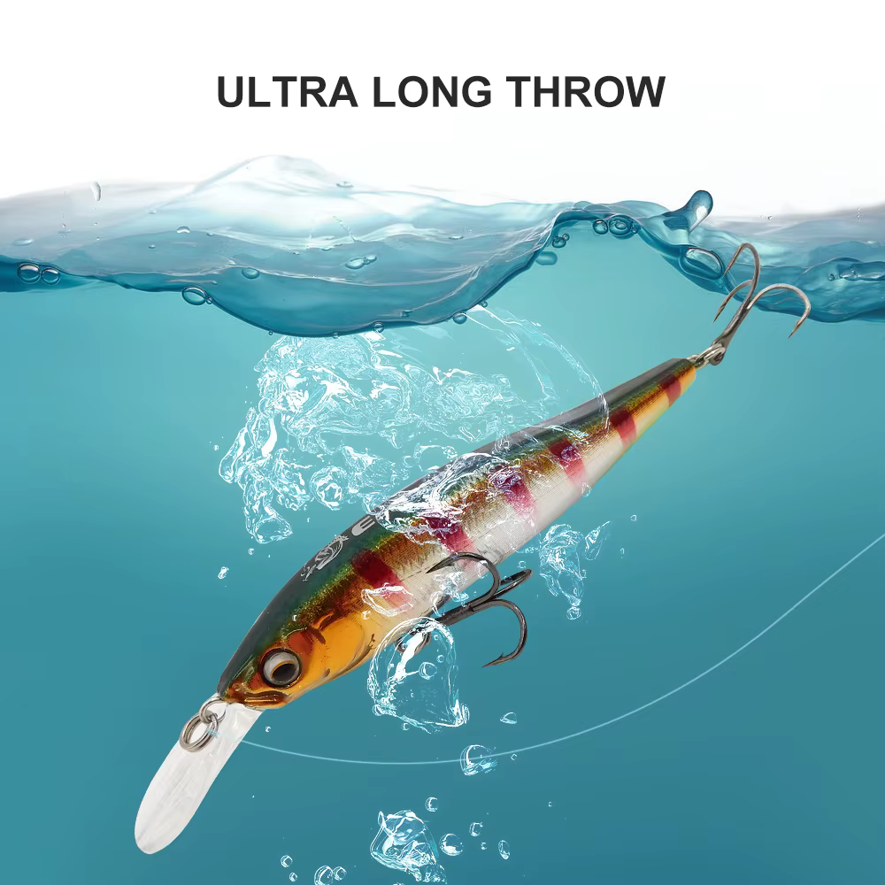 KESFISHING NAHAN Señuelo flotante lento – Pececillo cepardo - imagen 4