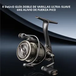 Carrete giratorio DEUKIO con doble guía para agua dulce y salada
