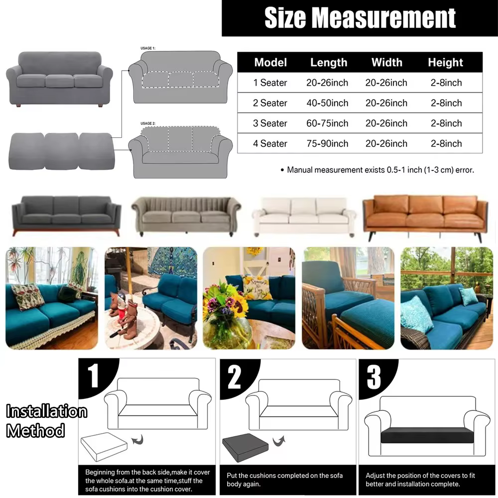 Funda Asiento Barca Jacquard Elástica – Antideslizante - imagen 4