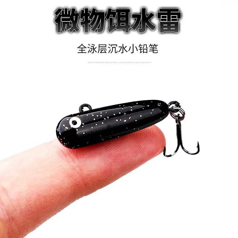 Mini Crankbait Minnow hundido para lubina y lucio – Pencil bait - imagen 4