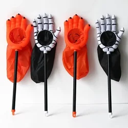Bolsa dulces Halloween diseño calabaza y calavera para niños