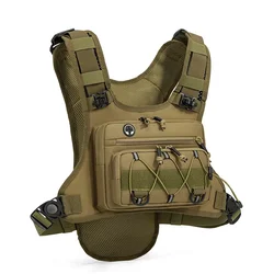 Bolsa de Pecho Compacta Nailon con compartimentos y portaherramientas