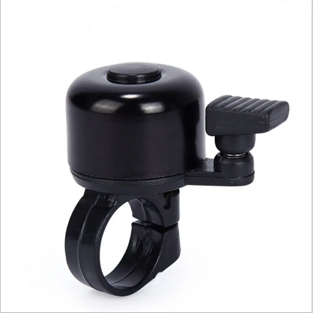Campana de seguridad para bicicleta con anillo metálico protector