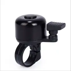 Campana de seguridad para bicicleta con anillo metálico protector
