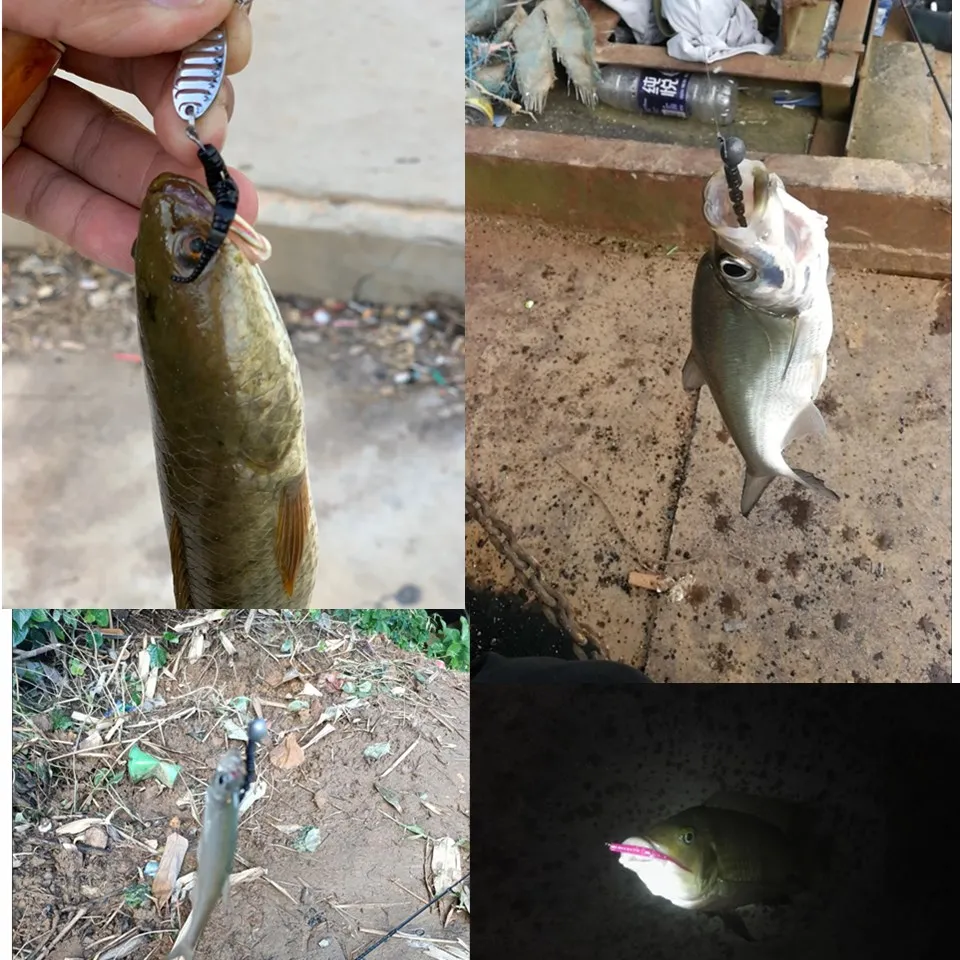 MUKUN Señuelo Jig Worm Polaris – para lubina y trucha - imagen 3
