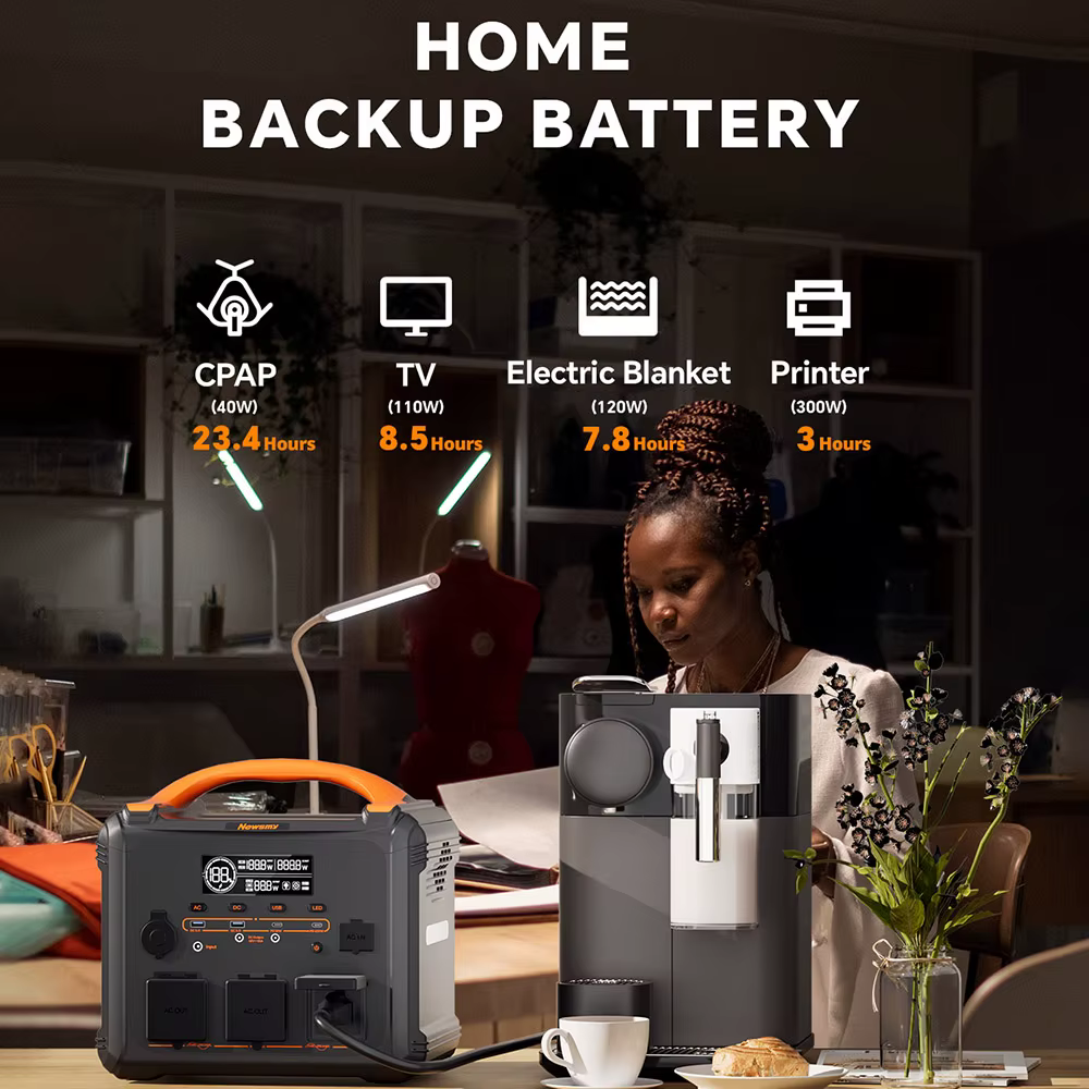 Estación de energía portátil S1210 LiFeMnPo4 – carga rápida con PD - imagen 2