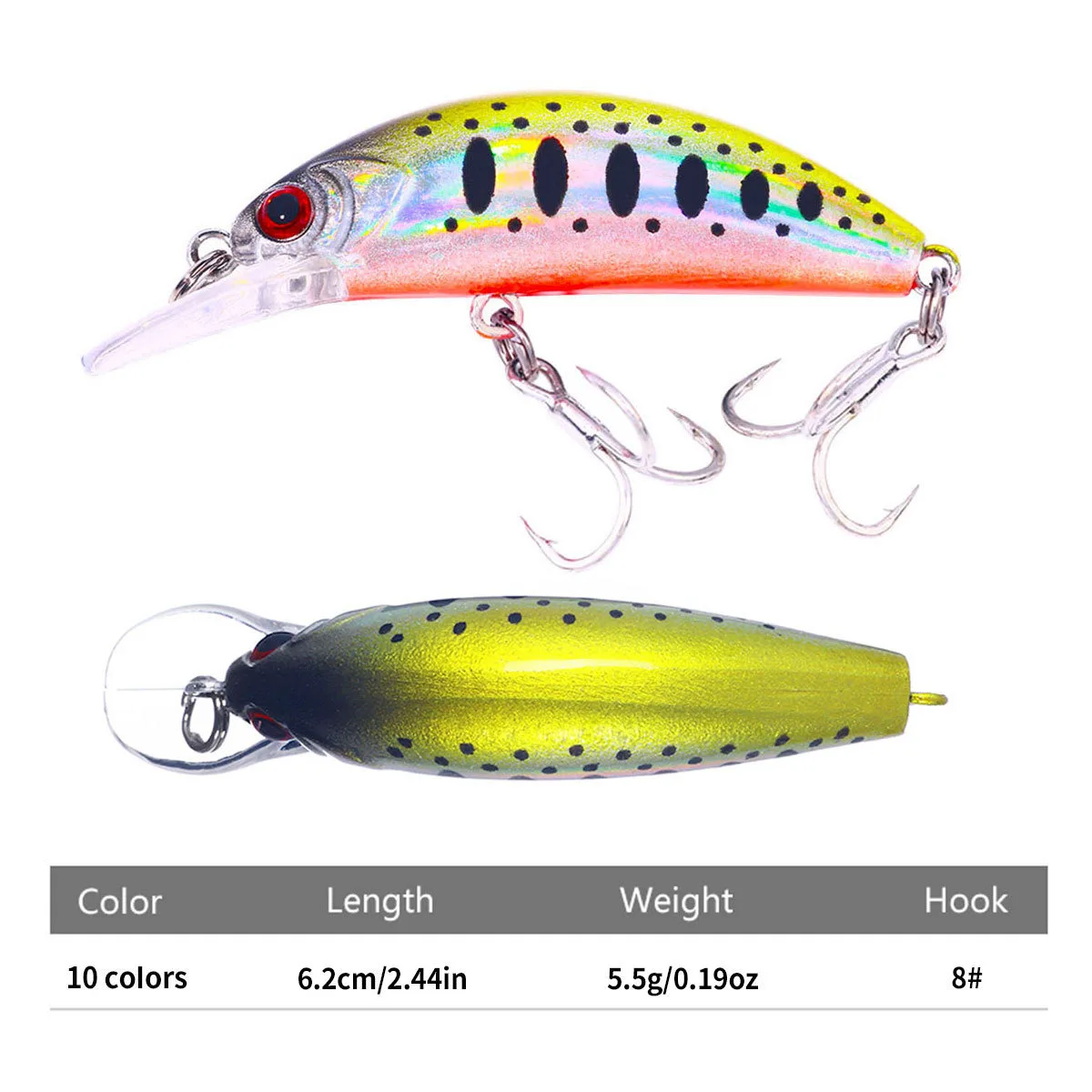 Mini Jerkbait japonés hundido tipo pececillo para perca – Señuelo duro - imagen 3