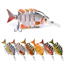 Tilapia Swimbait articulado – Wobbler para lubina