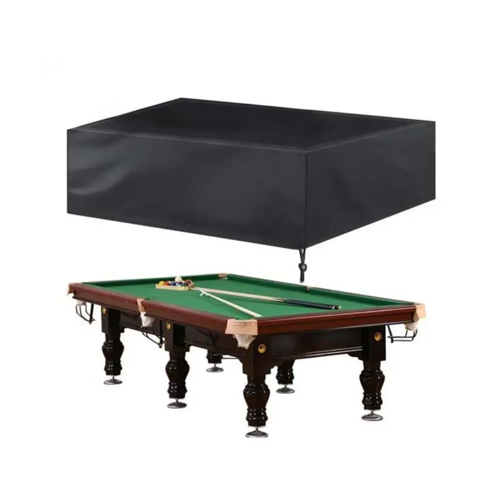 Funda protectora mesa de billar Oxford con cordón negra