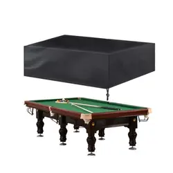 Funda protectora mesa de billar Oxford con cordón negra