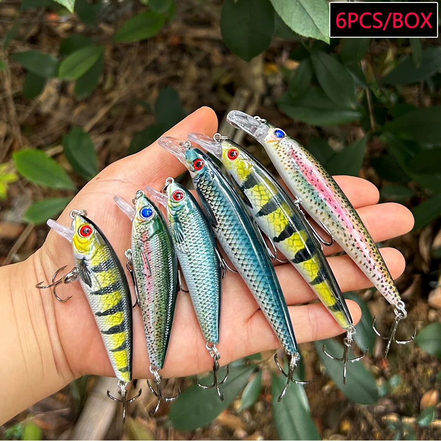 Señuelos jerkbait minnow hundimiento rápido para lucio – crankbait