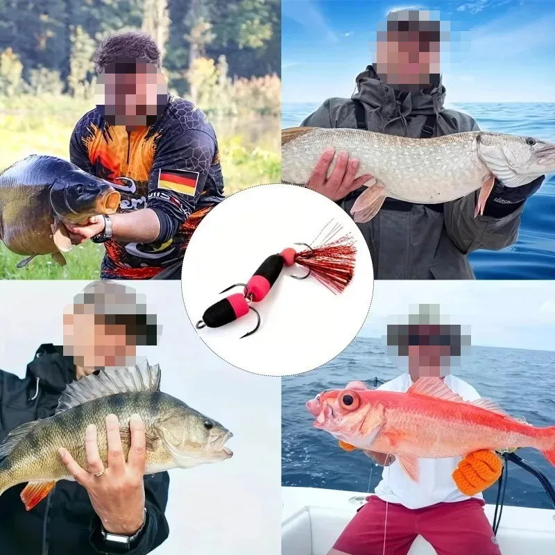 Señuelo en posición de nado simulada