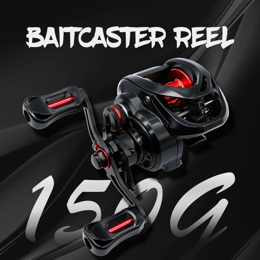Carrete Baitcaster J-BARZILLAI PL – Arrastre potente para agua salada - imagen 2