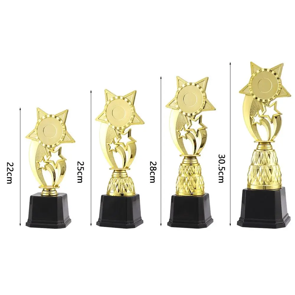 Copa de Trofeo Dorada de estrella para premiación grande - imagen 3