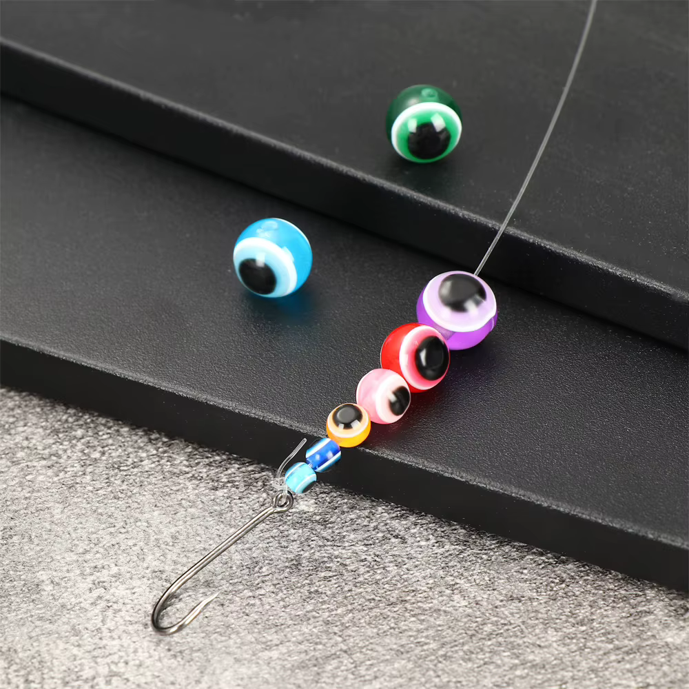 Cuentas ojo de pez colores mixtos para lubina DIY - imagen 5