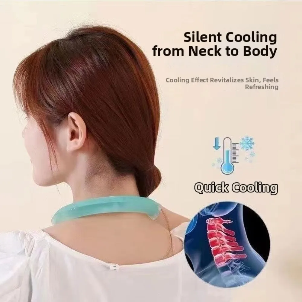 Enfriador de cuello reutilizable con compresa de hielo portátil - imagen 4