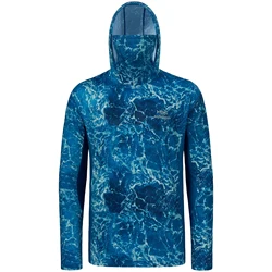 Sudadera camuflaje pesca Bassdash FS25M – Capucha, máscara y UPF 50+