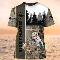 Camiseta pesca camouflage 3D – Cómoda verano hombre