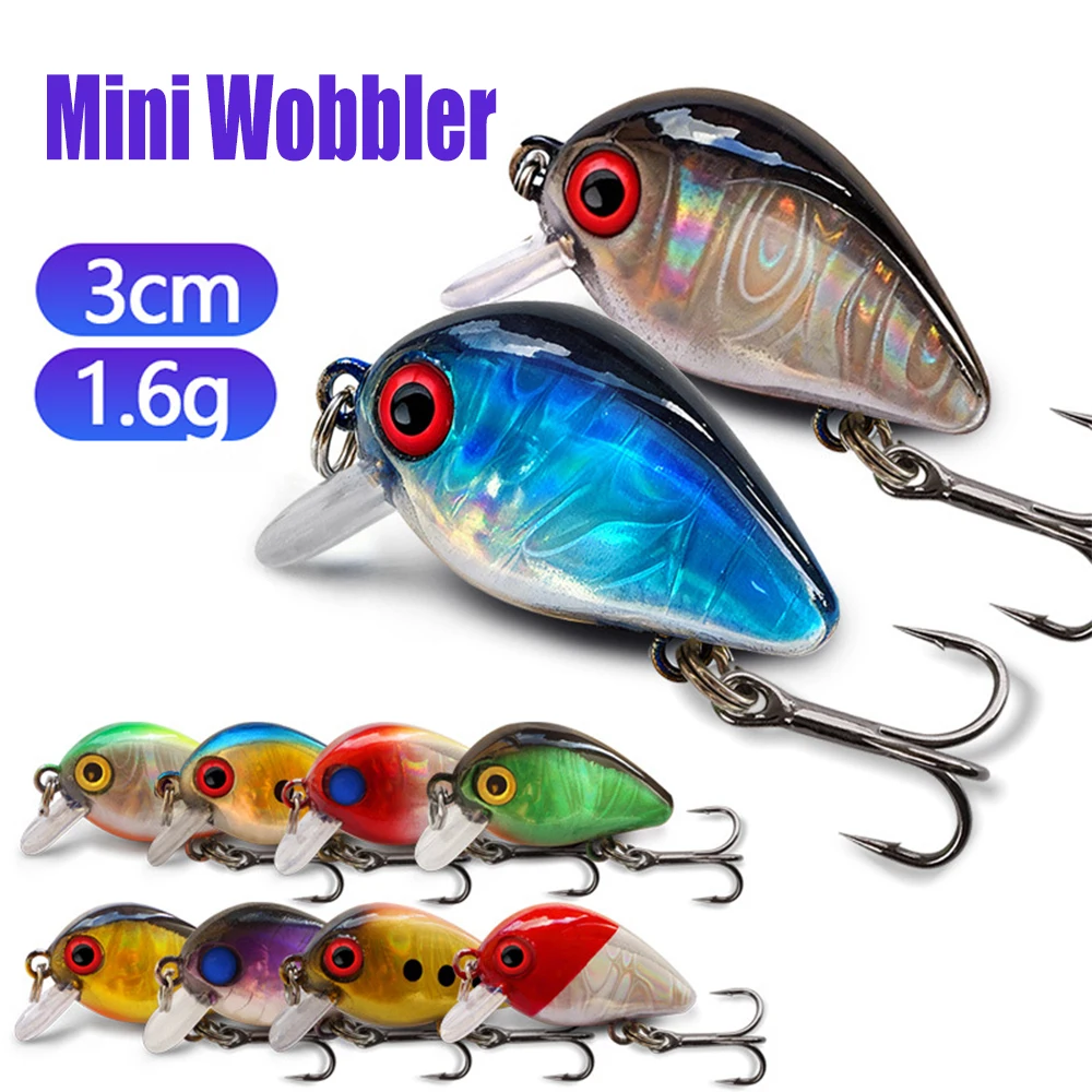 Señuelos flotantes tipo crankbait para trucha y lubina - imagen 3
