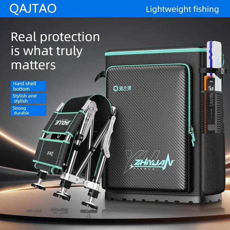 Bolsa para silla de pesca Knight tipo cubo ligera, carcasa rígida