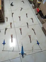 Spreader Bars Bird Splashbar para Marlín y Atún, instalación derecha