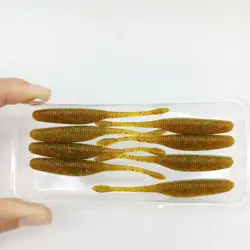 Señuelo softbait DUODUOYU cola recta para agua salada natación perfecta