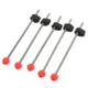 Puntas de acero inoxidable para pesca en hielo con bola roja EVA - imagen 3
