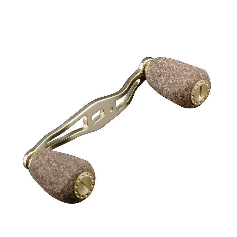 Mango carrete baitcasting DSA – Fibra de carbono y madera
