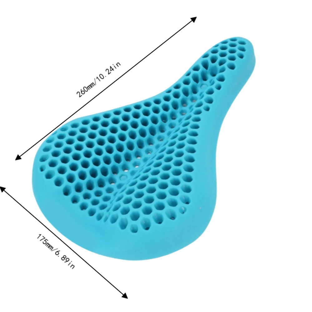 Funda de silicona con diseño de panal sobre sillín