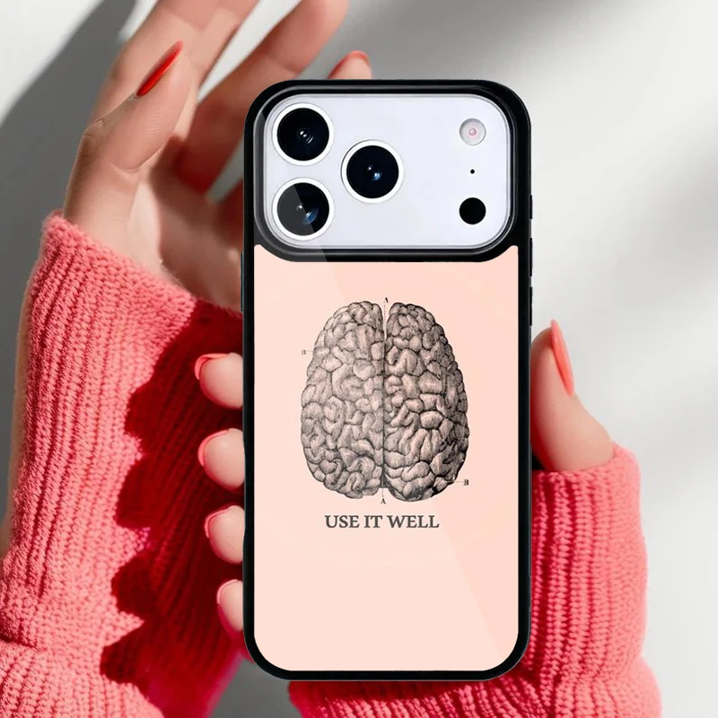 Vista trasera de la funda Krajews con diseño de órganos