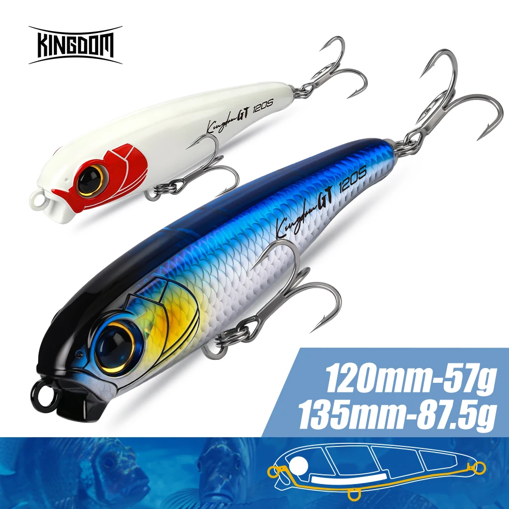 Señuelo duro Kingdom GT Minnow tipo lápiz de hundimiento - imagen 5