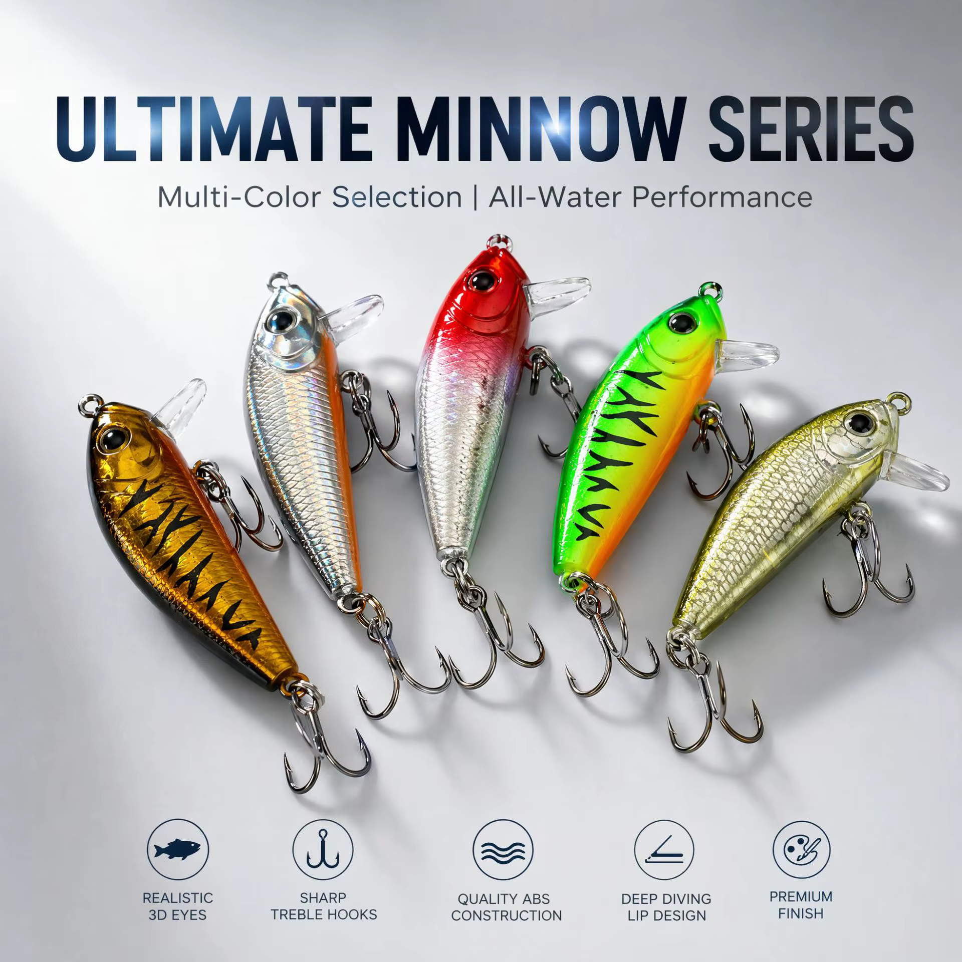 Señuelo Minnow Flotante Micro Creek 50mm – Crankbait para Trucha