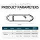 ShareShark conectores giratorios de acero inoxidable para señuelos - imagen 5