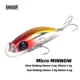 Kingdom hundimiento lento Minnow Jerkbait para trucha y lubina