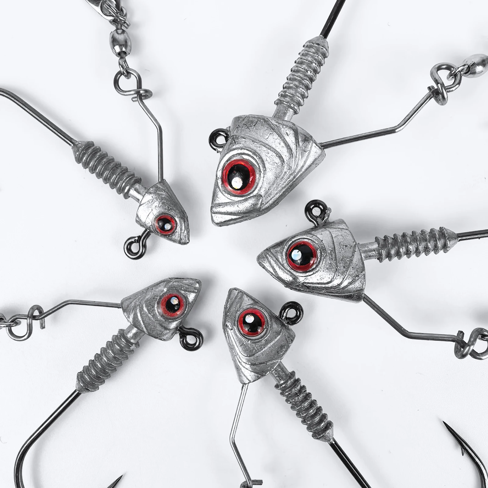 Jigs Underspin con cuchilla Free Fisher para agua salada - imagen 5