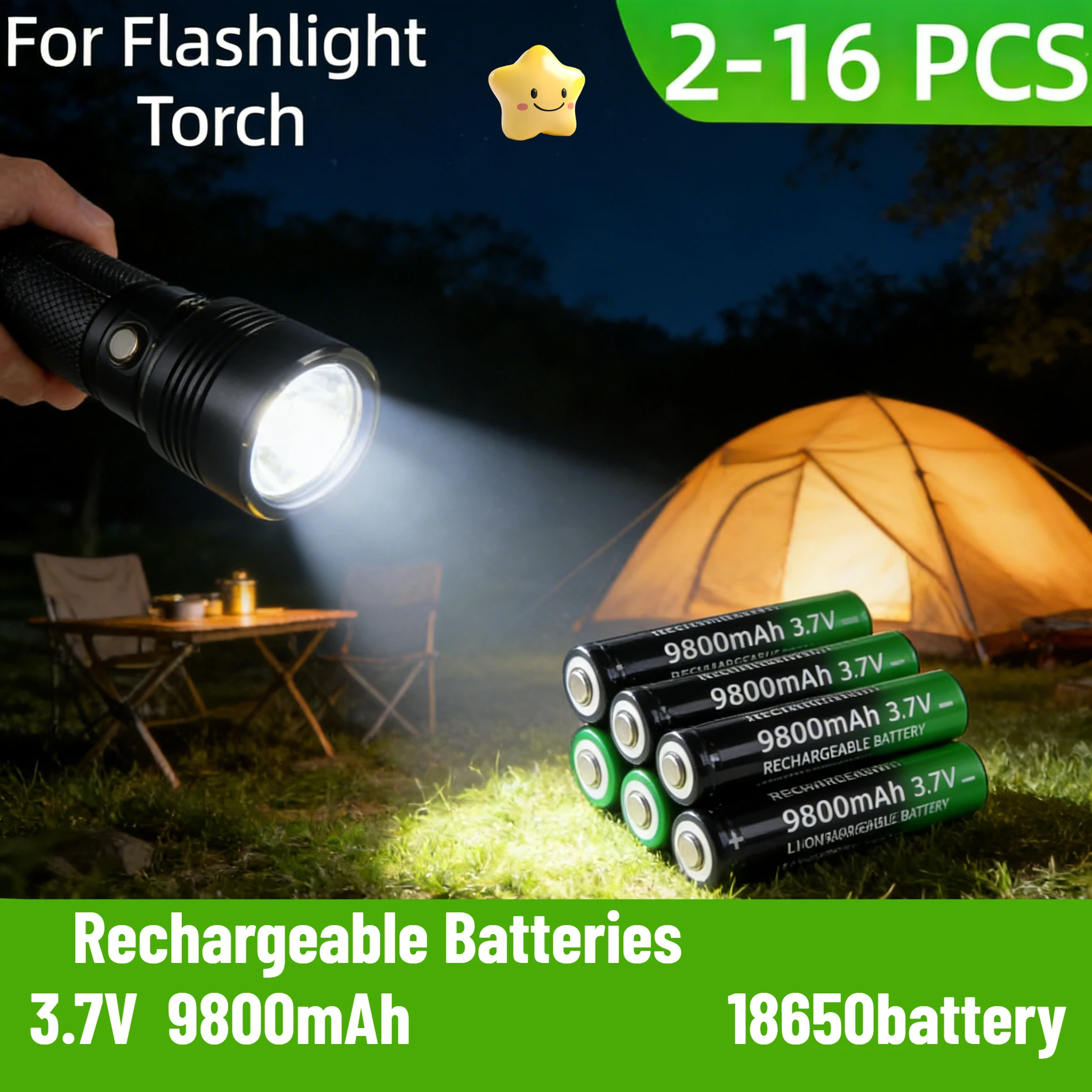 Batería 18650 WHITECRANE 9800mAh