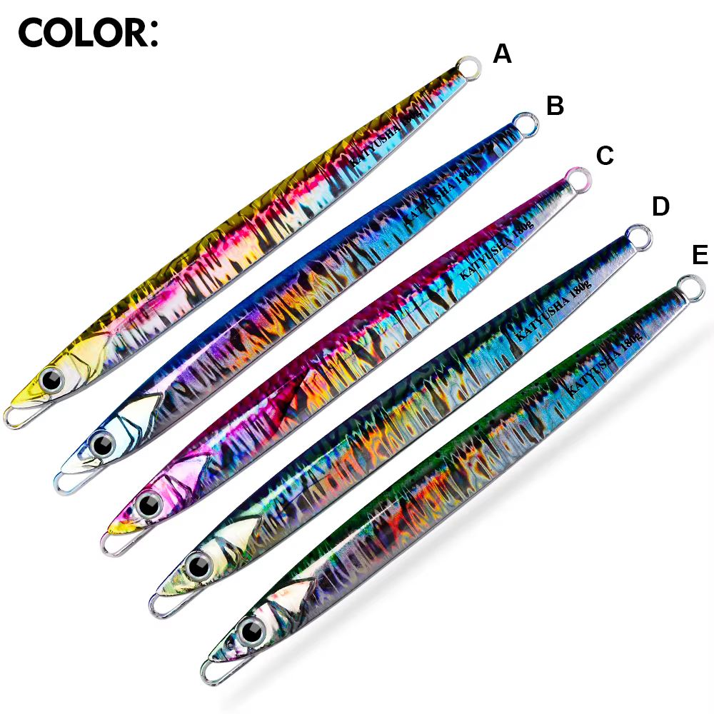 Jig Metal PROBEROS – Cucharas hundimiento rápido para agua salada