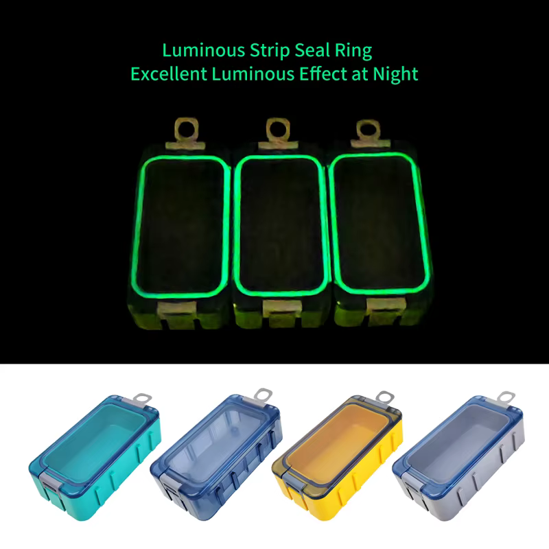 Caja pesca LED organizador anzuelos y herramientas - imagen 4