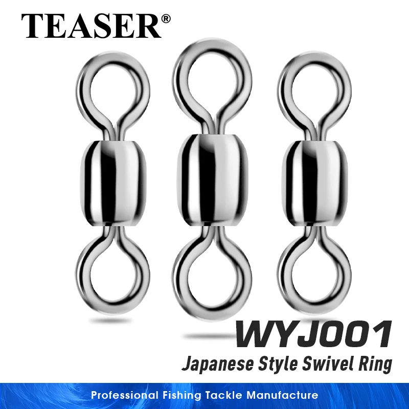 Conectores giratorios barril rodante TEASER WYJ001 para agua salada