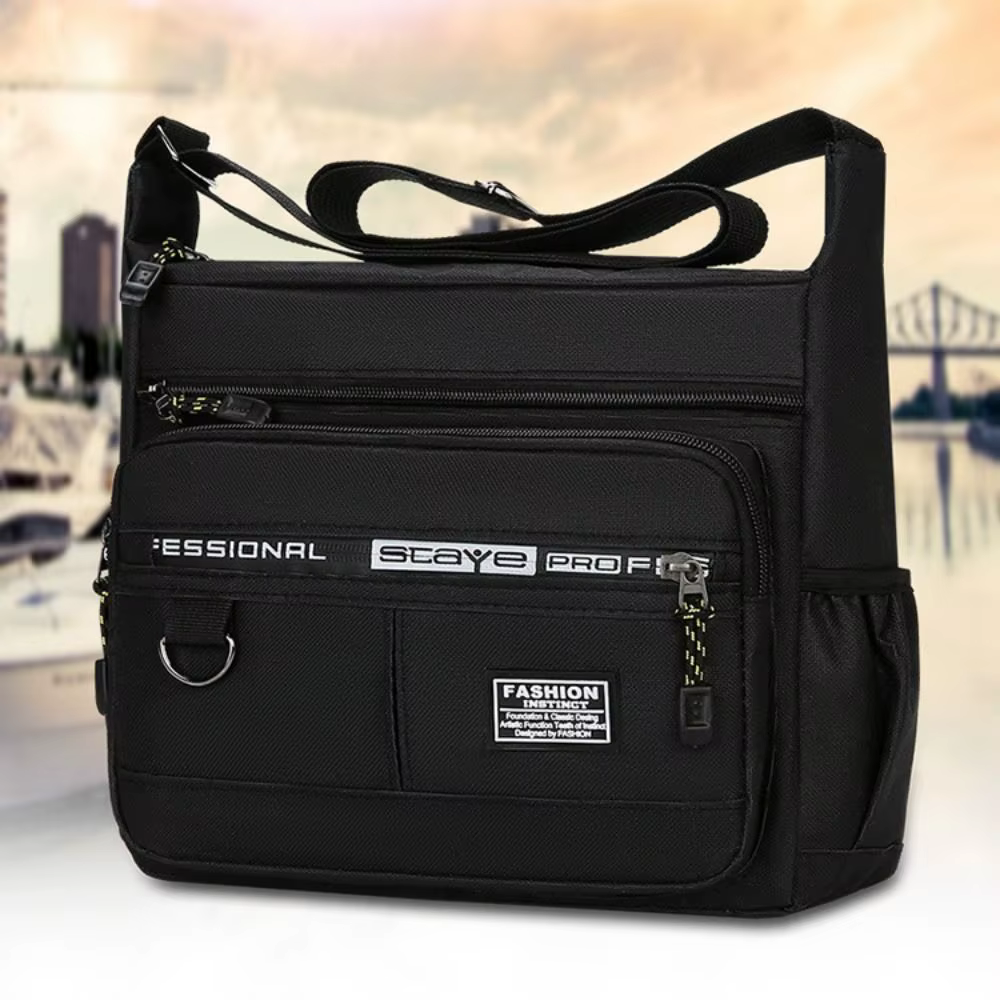 Bolso Bandolera de Nailon para Viaje de Gran Capacidad