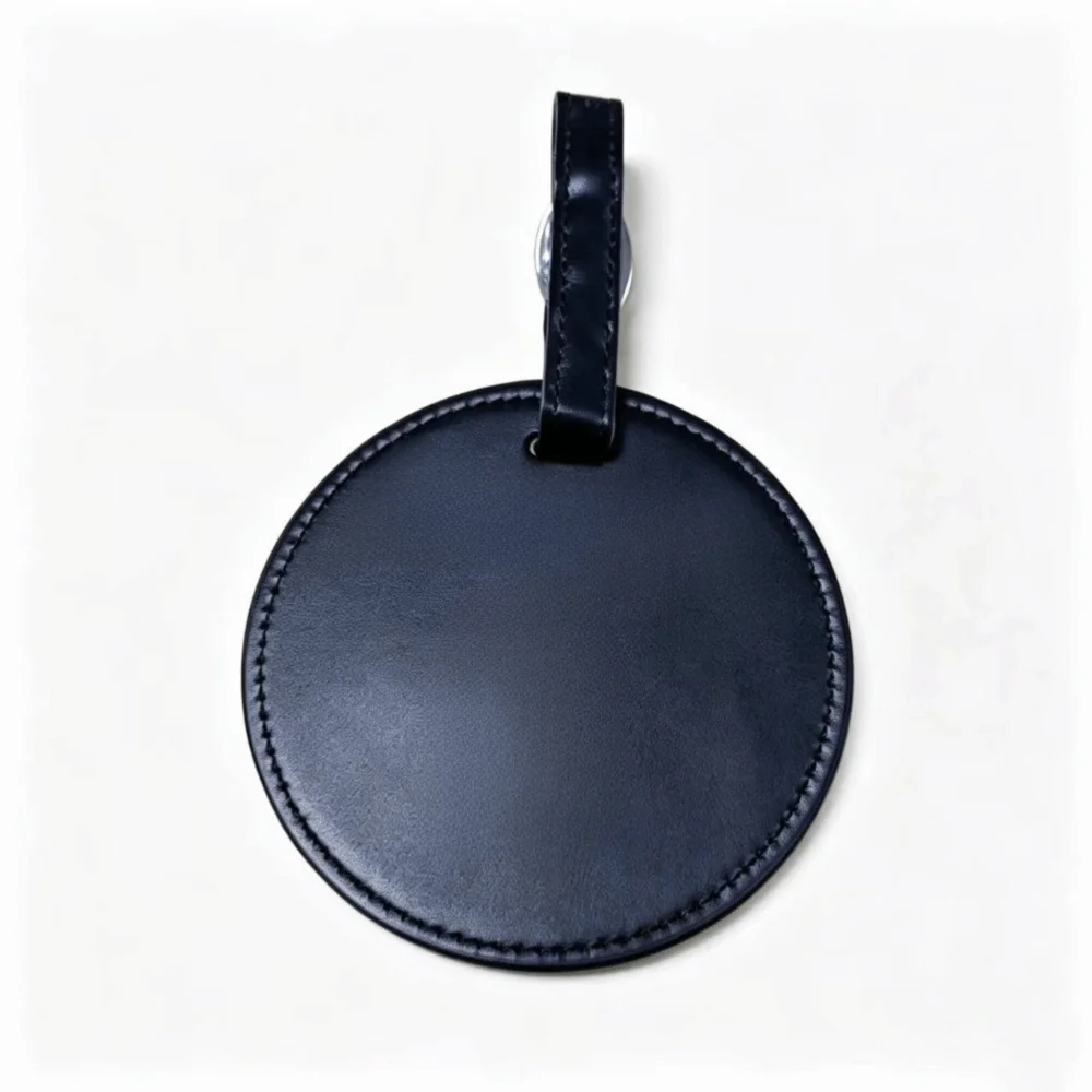 Porta tees de golf de cuero de doble cara