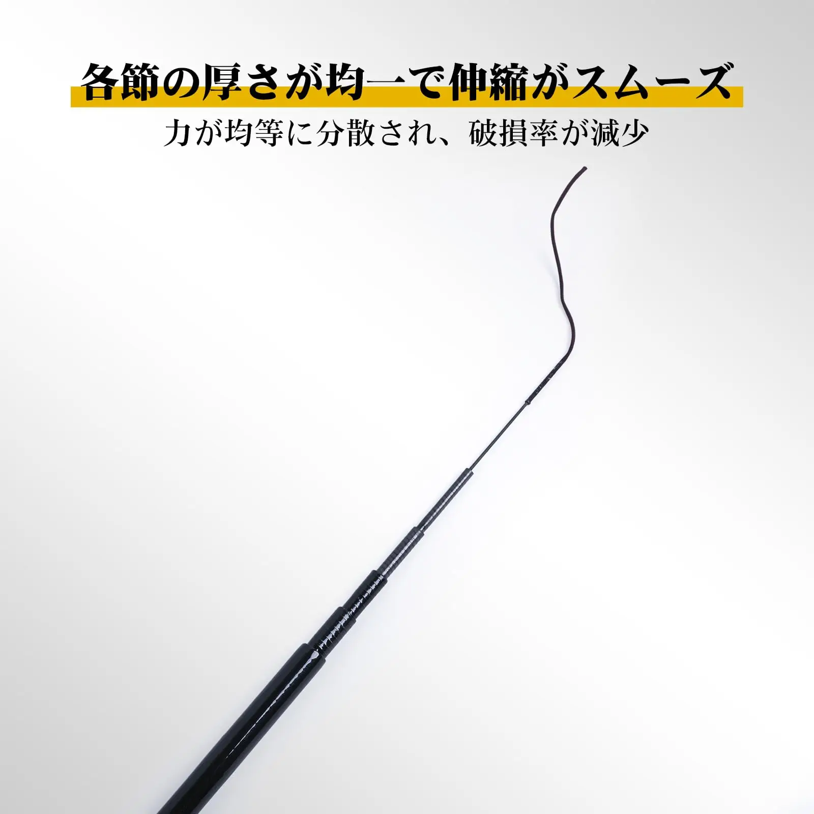Caña ultraligera telescópica de carbono Goture para pesca en río - imagen 3