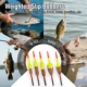 Flotador de balsa con resorte y lastre para pesca en agua dulce - imagen 5