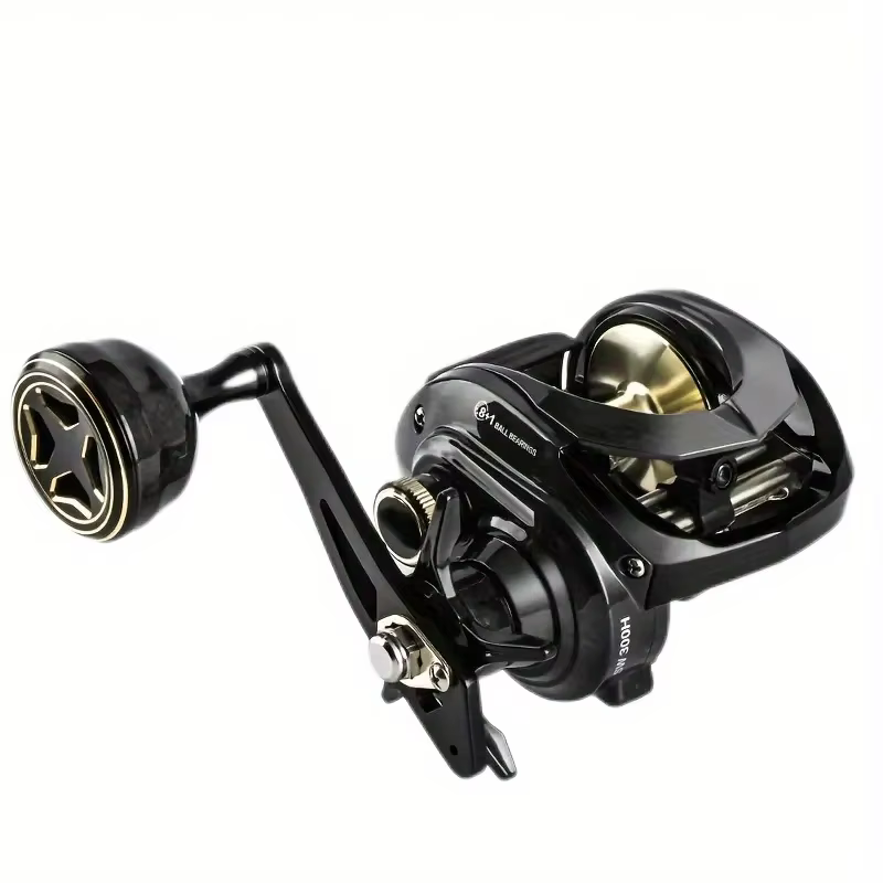 Carrete Baitcasting SW 6.4:1 Fibra Carbono – 35lb Arrastre Agua Dulce y Salada - imagen 4