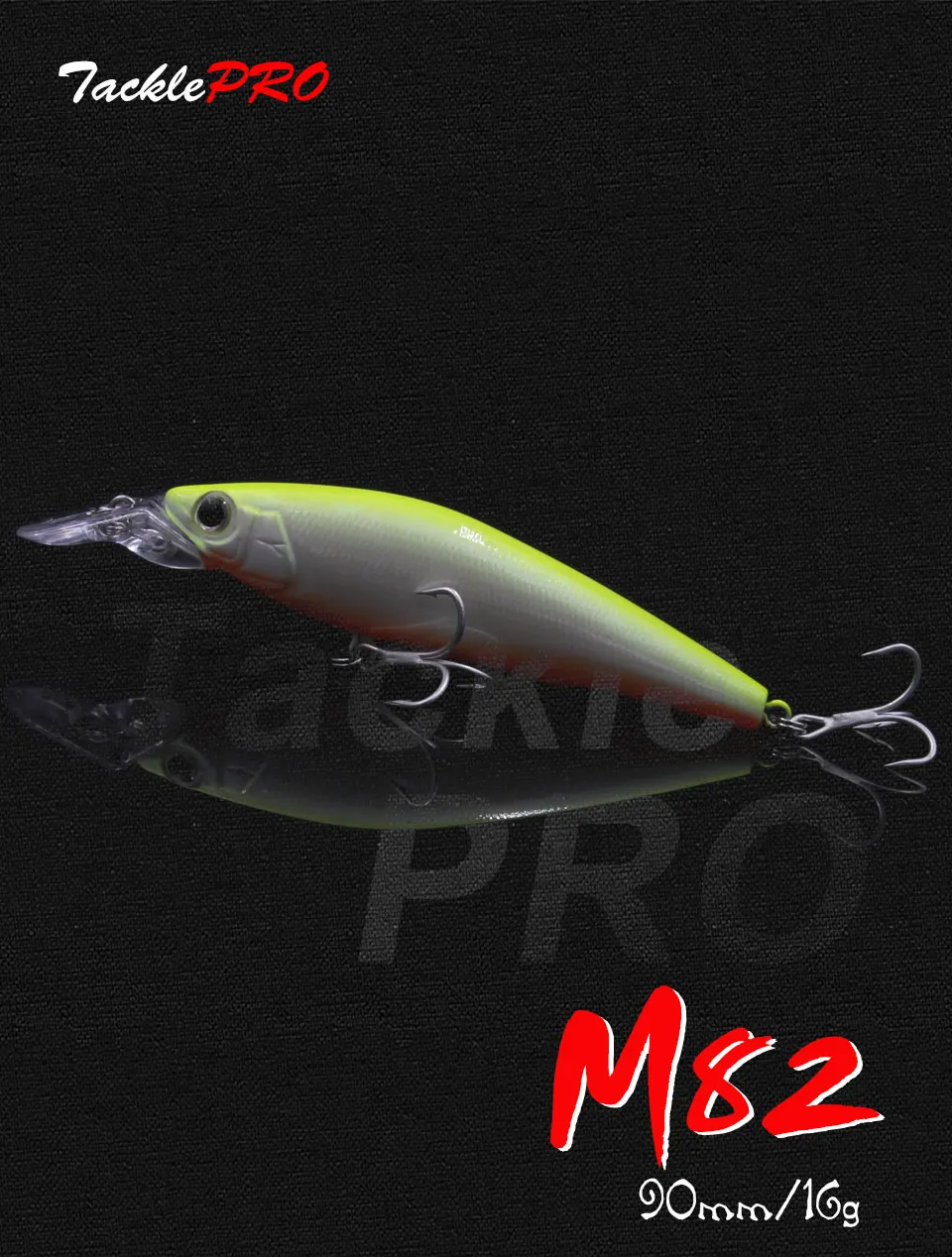Minnow TacklePRO-M82 en acción