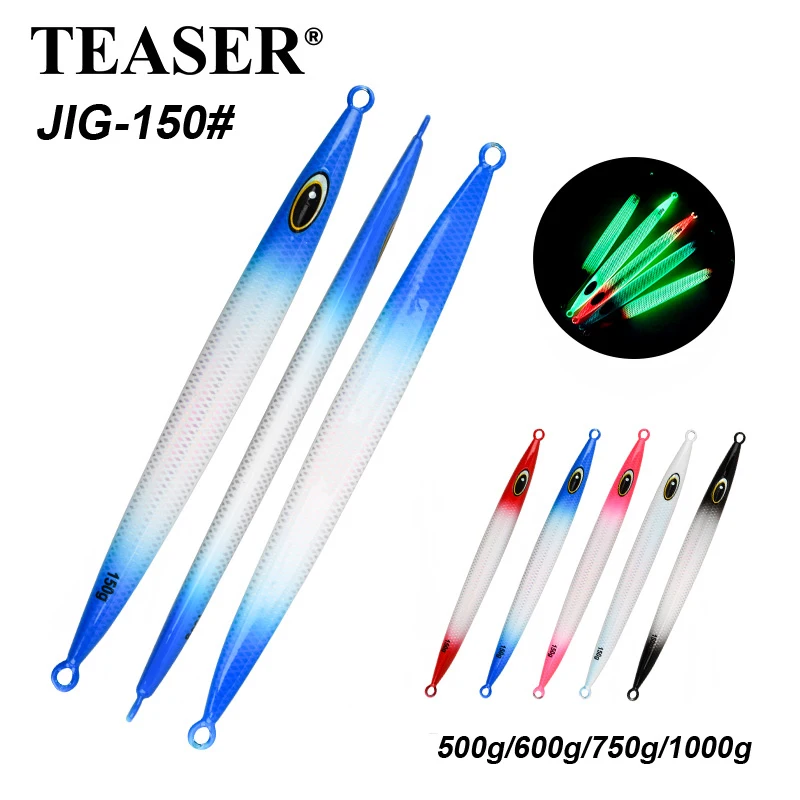 TEASER J150 Jig luminoso para jigging lento en aguas profundas - imagen 2