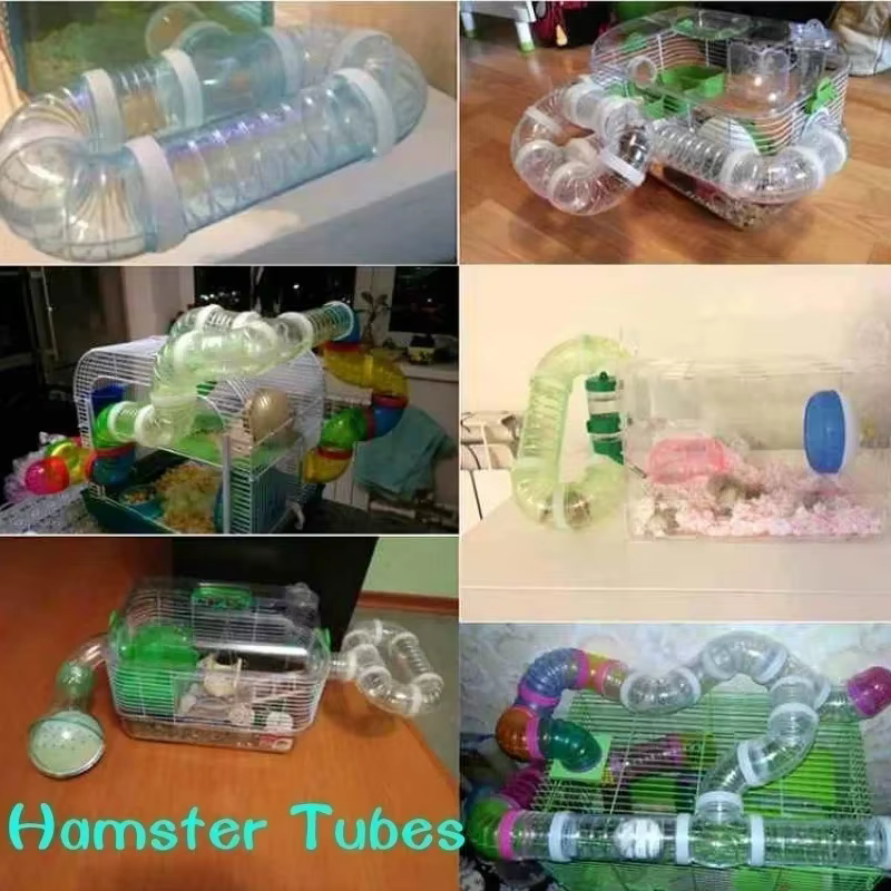 Túnel en U para Hámster – Conectable para Jaulas y Enriquecimiento - imagen 4